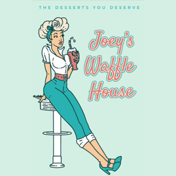 Joey's Waffle House logo.